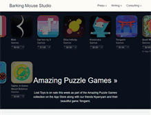 Tablet Screenshot of barkingmousestudio.com